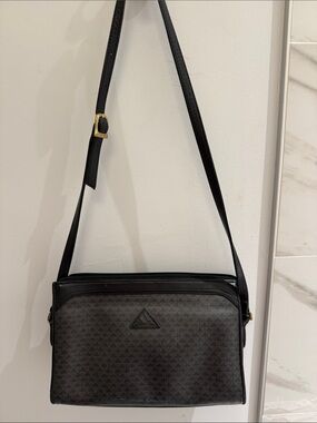 Vintage Liz Claiborne Monogram Shoulder Bag